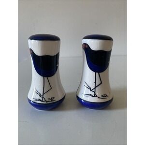 Keriblue NZ New Zealand Blue Pukeko Salt And Pepper Shakers